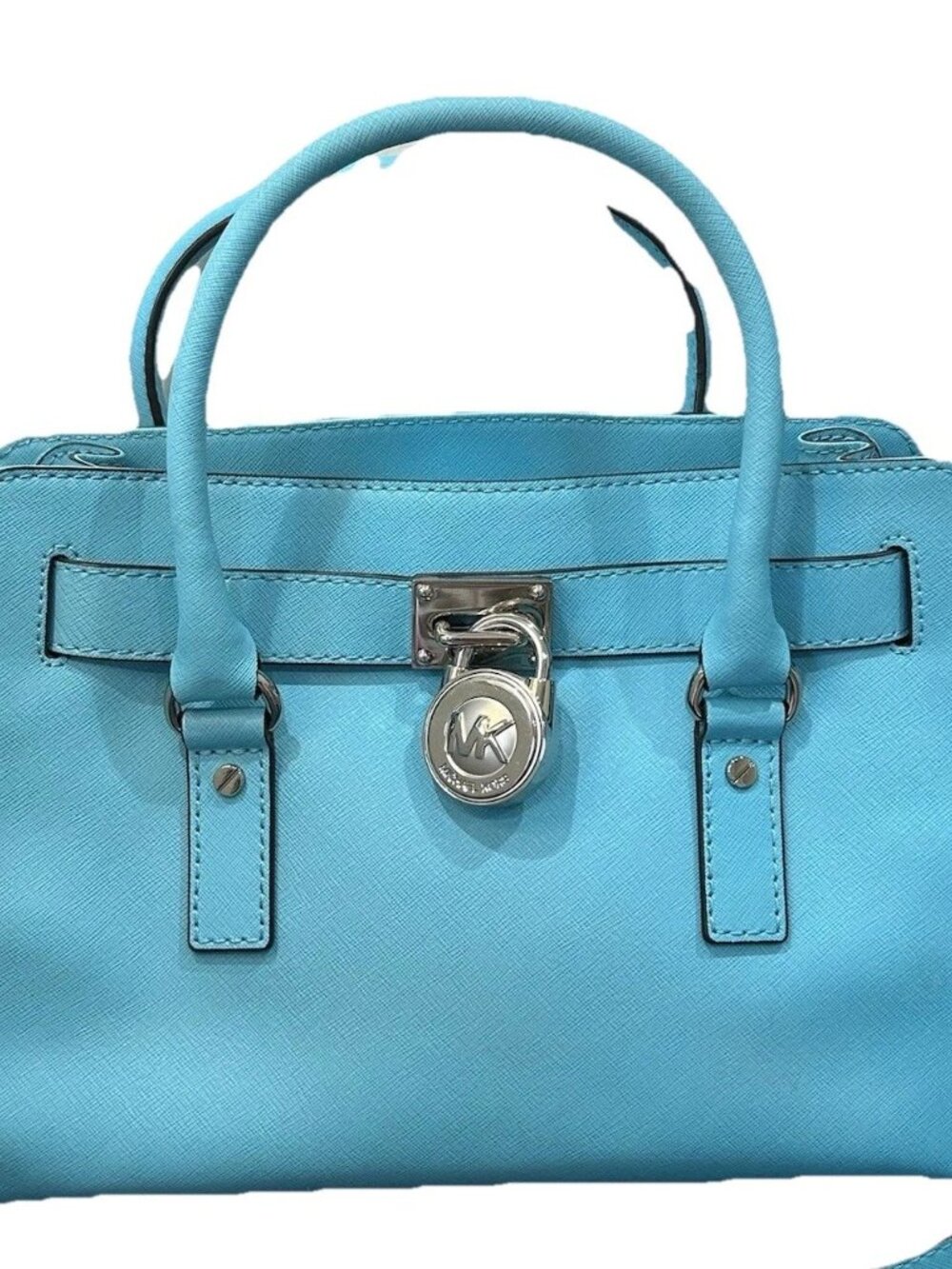 Michael Kors Hamilton Turquoise Shoulder Bag